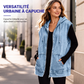 💙 LE DENIM AUTREMENT | Gilet Oversize en Jean à Capuche -50 %