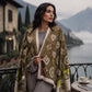 Châle enveloppant chaud d'hiver pour femme