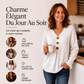 🌸 OFFRE LIMITÉE –50% ! ✨ Pull en maille col V pour femme