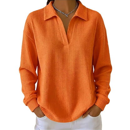 🌙 OFFRE LIMITÉE -50% ! 💕 Haut en maille pour femme à col V et manches longues