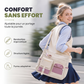 Sac fourre-tout en toile à grande capacité avec plusieurs poches