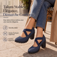 📢📢50 % de réduction !!! 🎉✨ Chaussures Mary Jane pour femme à bout rond, avec lanières croisées, talon bloc, semelle compensée et découpes, à talons hauts