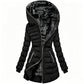 Manteau à capuche isolé pour femme, hiver