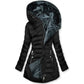 Manteau à capuche isolé pour femme, hiver