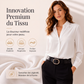 🌸 OFFRE LIMITÉE –50% ! ✨ Chemise polyvalente pour femme en satin soyeux à manches longues