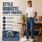 Jean droit ample pour homme