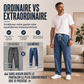Jean droit ample pour homme