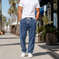 Jean droit ample pour homme