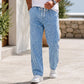 Jean droit ample pour homme