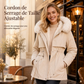 Parka matelassée femme en fausse fourrure pour l'hiver