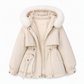 Parka matelassée femme en fausse fourrure pour l'hiver