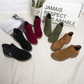Bottines à talon bas pour femme avec fermeture éclair latérale