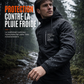 Coupe-vent outdoor pour homme avec capuche amovible