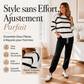 Ensemble sweat à rayures et pantalon de jogging pour femme