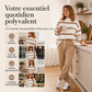 Ensemble sweat à rayures et pantalon de jogging pour femme