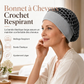 Bonnet à filet pour cheveux en maille élastique et respirant avec bande large, couvre-cheveux ajouré