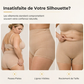 Short de gainage rembourré pour femme, taille haute, effet ventre plat