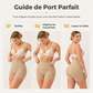 Short de gainage rembourré pour femme, taille haute, effet ventre plat