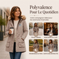 Parka à capuche doublée chaude pour femme