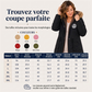 Parka à capuche doublée chaude pour femme