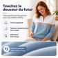 Sweat à demi-zip bicolore pour femme
