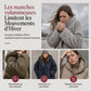 Gilet matelassé à capuche mi-long décontracté pour femme