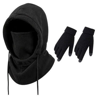 Ensemble cagoule avec gants tactiles et chaussettes