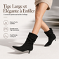 Bottines à talons aiguilles et bout pointu pour femme